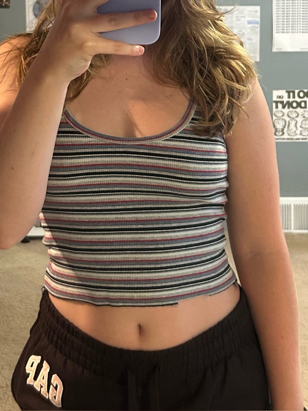 Brandy Melville Striped Tank Top